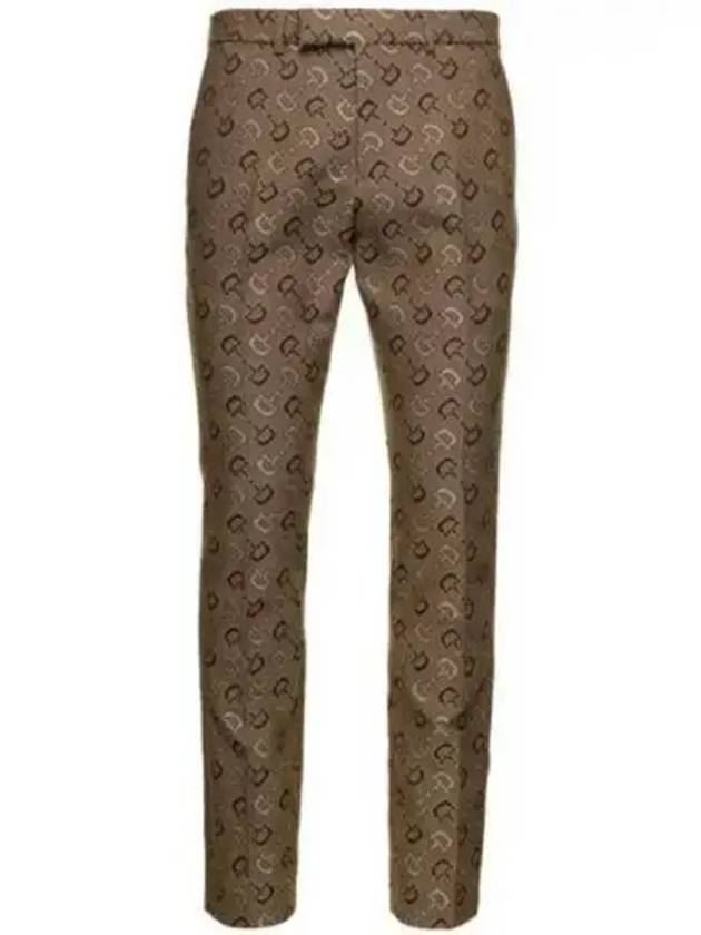 Horsebit Straight Pants Beige - GUCCI - BALAAN 2