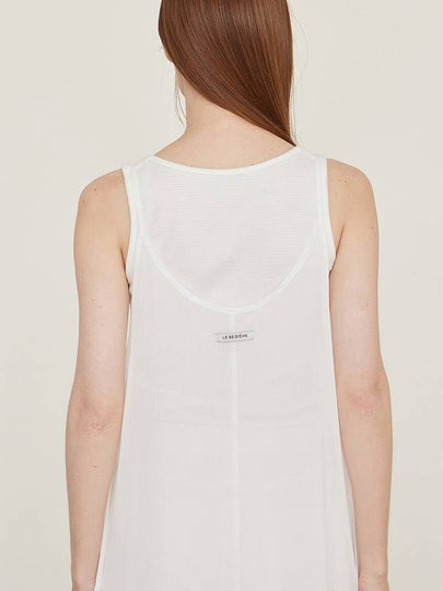 See through sleeveless long dress white - LESEIZIEME - BALAAN 2