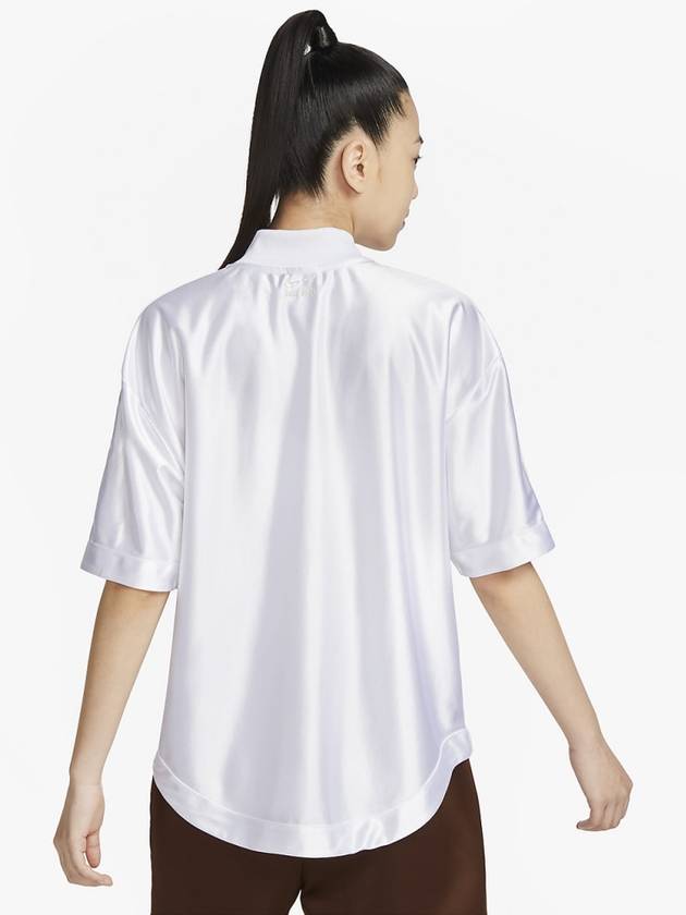 Short Sleeve Shirt FQ0700 100 White WOMENS S M L XL Asian Fit - NIKE - BALAAN 2