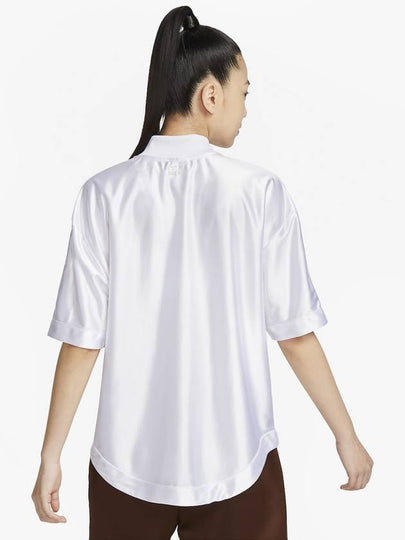 Short Sleeve Shirt FQ0700 100 White WOMENS S M L XL Asian Fit - NIKE - BALAAN 2