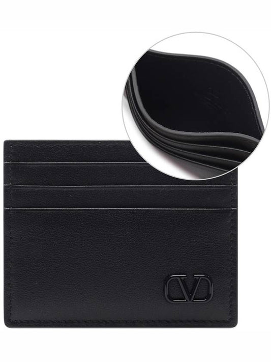 Men s V Logo Signature Card Wallet 5Y2P0S49 ZQU 0NO 24F - VALENTINO - BALAAN 2