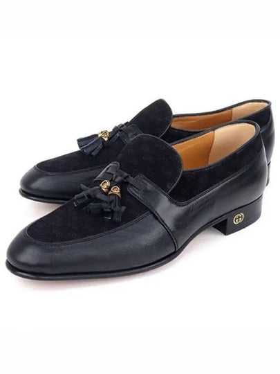 Logo Tassel Loafers Black - GUCCI - BALAAN 2