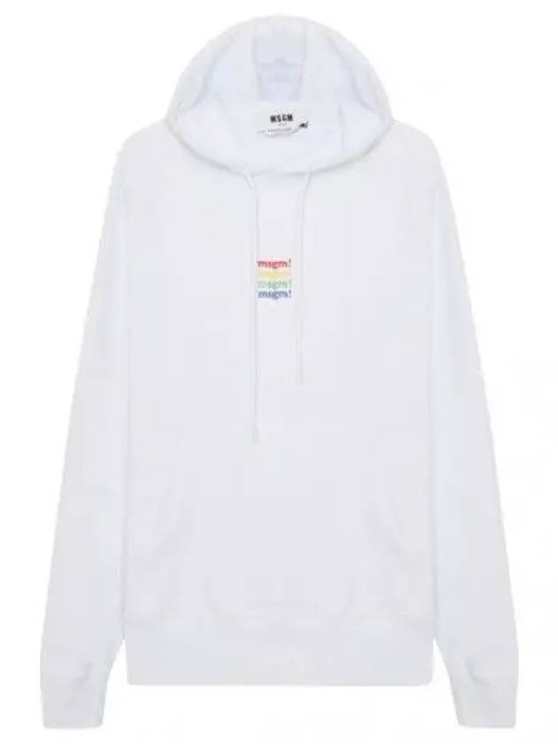 Multicolor Logo Hooded Sweatshirt Men - MSGM - BALAAN 1