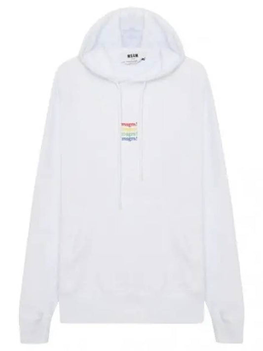 Multicolor Logo Hooded Sweatshirt Men - MSGM - BALAAN 1