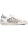 Superstar Glitter Low Top Sneakers Grey - GOLDEN GOOSE - BALAAN 3