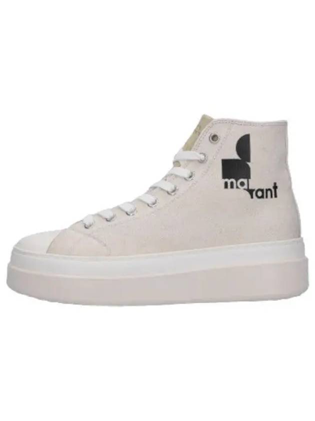 Austin high top sneakers ecru - ISABEL MARANT - BALAAN 1