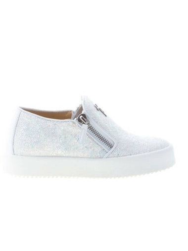 Glitter May Slip-Ons Silver - GIUSEPPE ZANOTTI - BALAAN 1