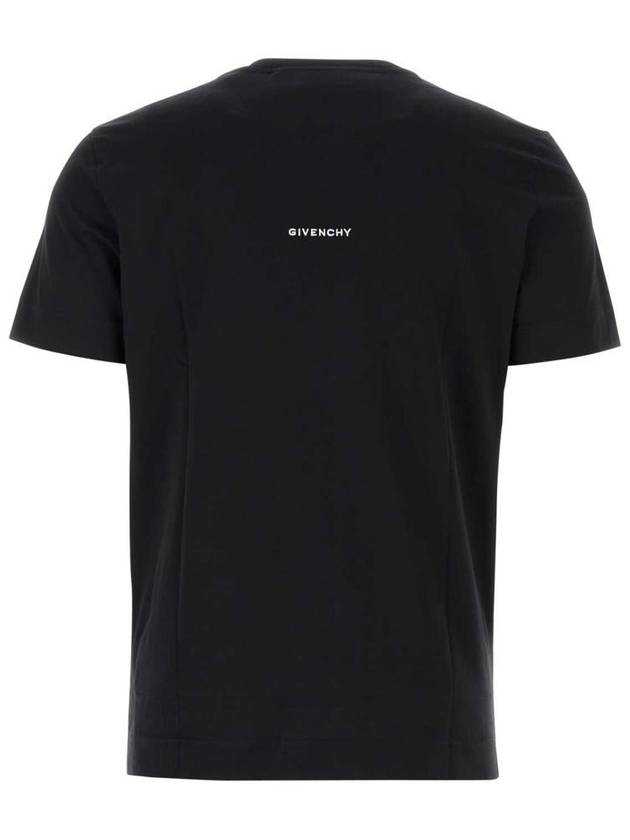 4G Logo Cotton Short Sleeve T-shirt Black - GIVENCHY - BALAAN 3