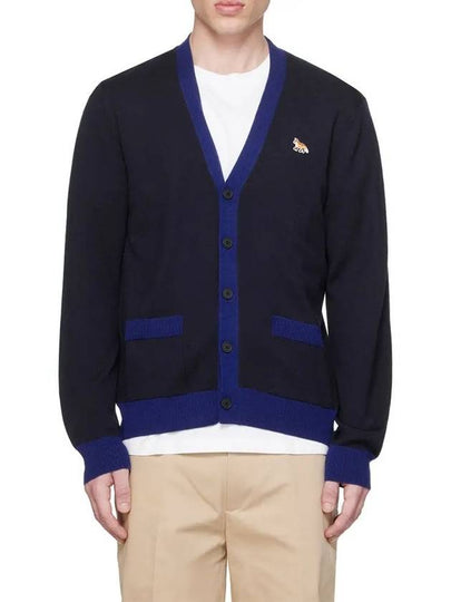 Baby Fox Patch Regular Cardigan Navy - MAISON KITSUNE - BALAAN 2