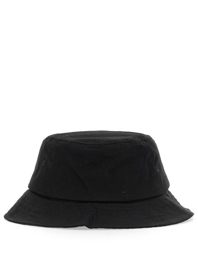 Logo Paris Sun Patch Cotton Bucket Hat Black - KENZO - BALAAN 3