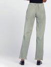 GEOGIO BRATO PELLA LEATHER sage green pants - GIORGIO BRATO - BALAAN 2