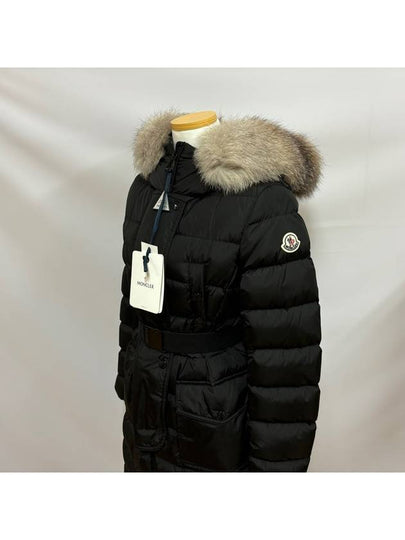 Khloe fox fur long padded jacket - MONCLER - BALAAN 2