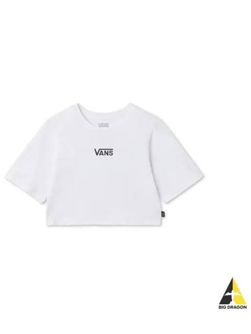 Flying Crew Crop Top White II VN000GFFWHT1 - VANS - BALAAN 1