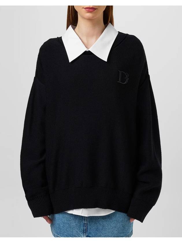 D2 Statement Logo Knit Sweater - DSQUARED2 - BALAAN 3