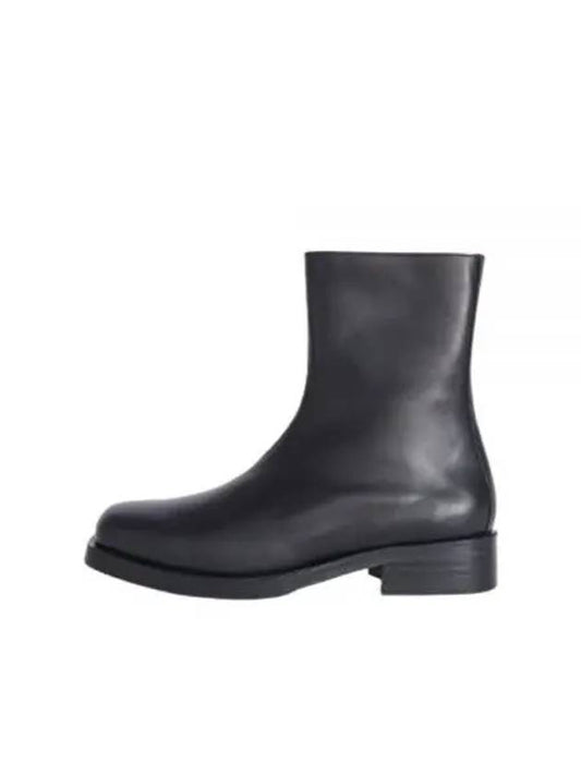 Camion Black Leather Zipper Ankle Boots - OUR LEGACY - BALAAN 2