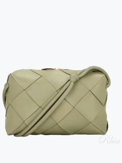 Cassette Intrecciato Small Cross Bag Travertine - BOTTEGA VENETA - BALAAN 2