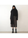 Check Pleated Banding Skirt BLACK - AVANT-G - BALAAN 6