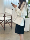 White Saffiano Galleria Bag 4VPRB19605 - PRADA - BALAAN 9