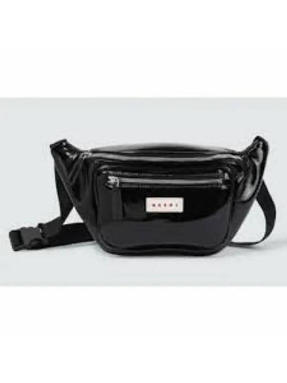 Logo Patent Belt Bag Black - MARNI - BALAAN 2