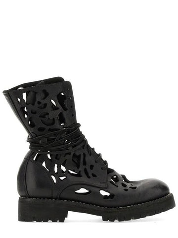 Guidi Ankle Boot With Cut Out Details - GUIDI - BALAAN 1