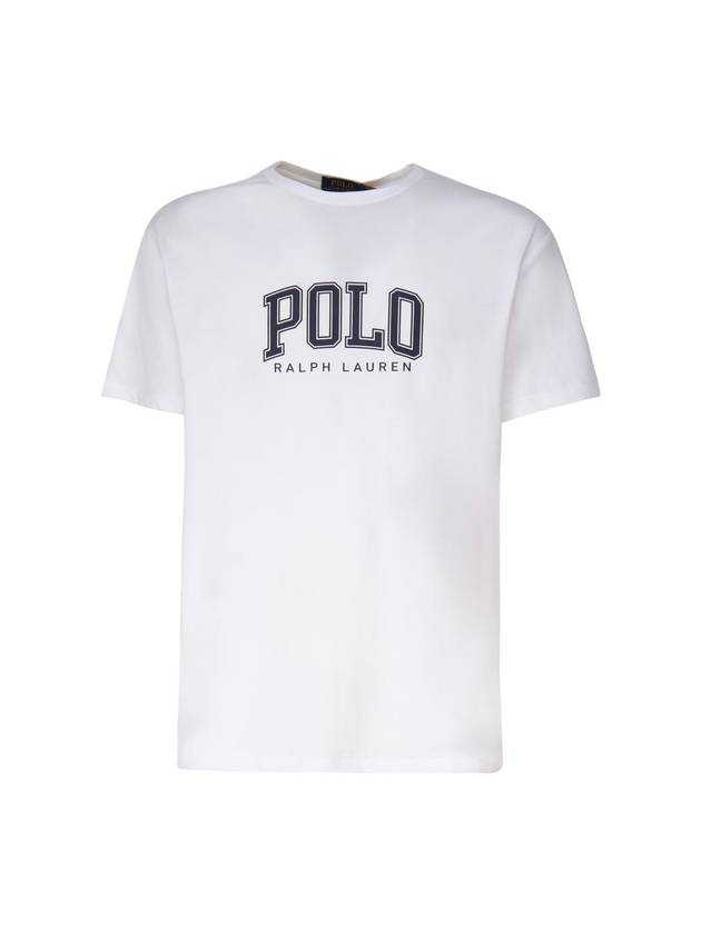 Logo Print Classic Cotton Short Sleeve T-shirt White - POLO RALPH LAUREN - BALAAN 1