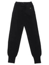 ORB Logo Drawstring Knit Leggings Black - VIVIENNE WESTWOOD - BALAAN 2