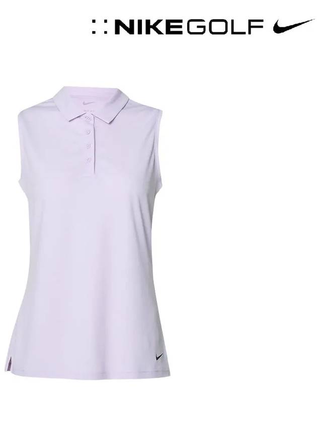 Women s Dry Fit Victory Sleeveless Golf Polo Violet DH2312 511 - NIKE - BALAAN 1