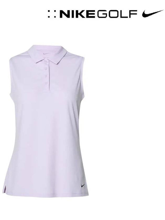 Women s Dry Fit Victory Sleeveless Golf Polo Violet DH2312 511 - NIKE - BALAAN 1