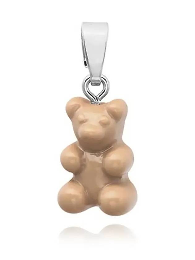 Nostalgia Bear Classic Connector Pendant Salt Caramel Silver - CRYSTAL HAZE - BALAAN 5