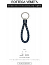 Intrecciato Lambskin Key Holder Black - BOTTEGA VENETA - BALAAN 3