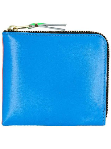 Comme Des Garçons Super Fluo Small Zip Coin Wallet - COMME DES GARCONS - BALAAN 1