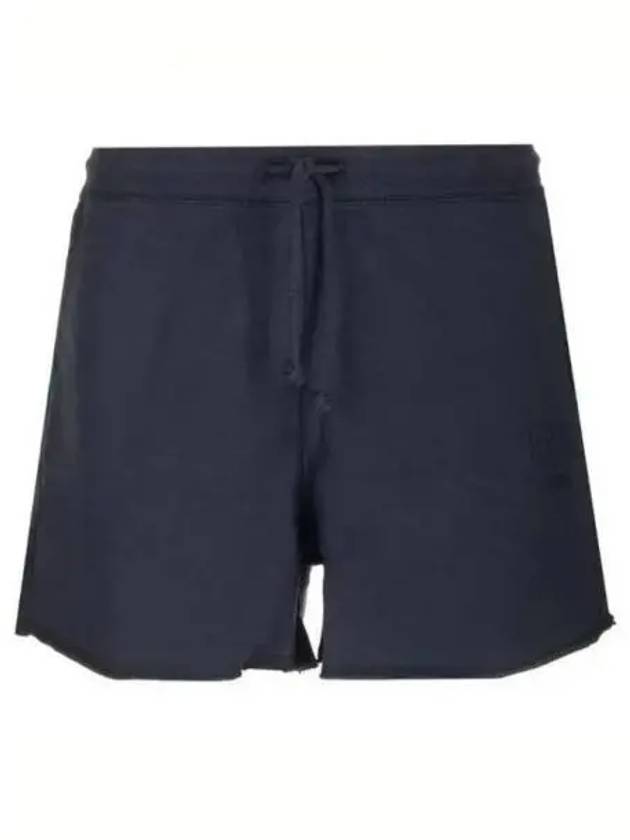 Organic Cotton Drawstring Shorts Black - GANNI - BALAAN 2