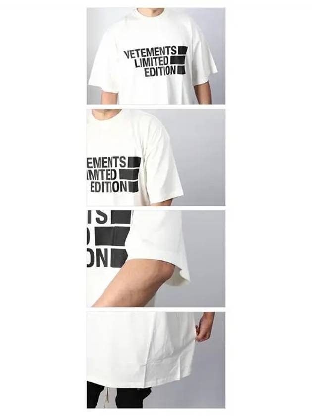 Big Logo Limited Edition Short Sleeve T-Shirt White - VETEMENTS - BALAAN 4