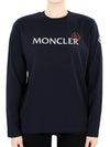 Moncler lettering logo printing long sleeve navy 8D00004 89AFV 778 12 14A - MONCLER - BALAAN 2