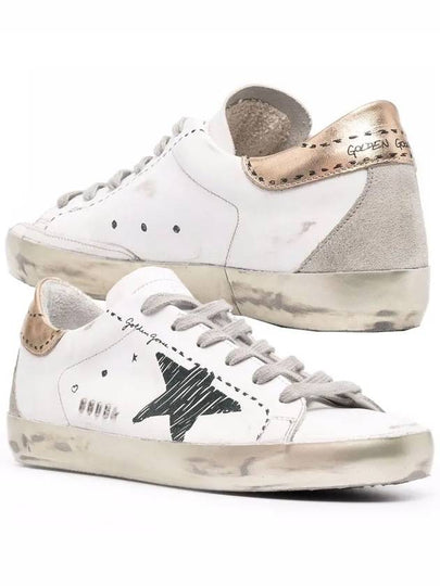 Superstar Classic Low Top Sneakers Gold White - GOLDEN GOOSE - BALAAN 2