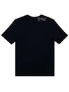 Chillax Fox Patch Regular Short Sleeve T-Shirt Black - MAISON KITSUNE - BALAAN 4