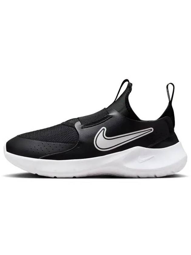 Kids Flex Runner 3 Low Top Sneakers White Black - NIKE - BALAAN 2