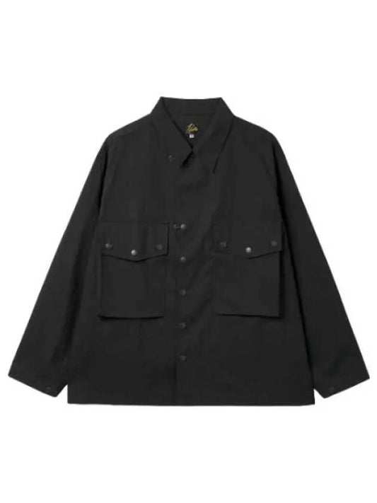 Oxford Cloth Field Jacket Black Jumper - NEEDLES - BALAAN 1