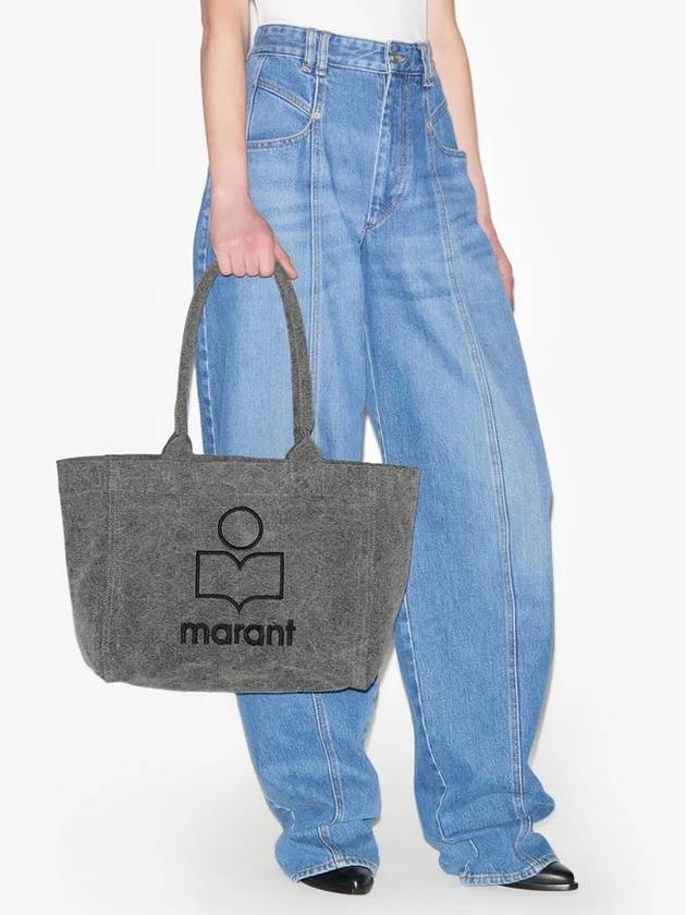 Yanky Zipper Eco Bag Tote Gray - ISABEL MARANT - BALAAN 5