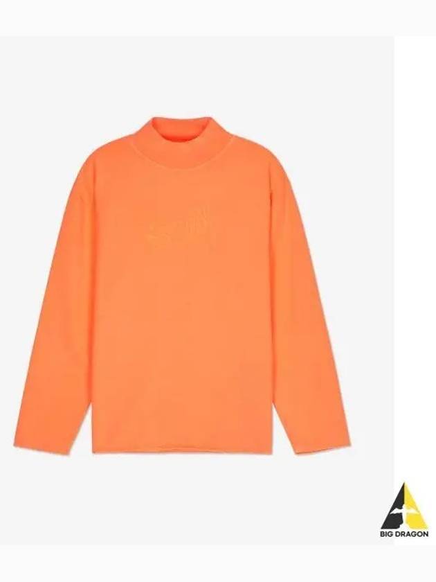 Mock neck long sleeve t shirt orange 06T013ORANG - ERL - BALAAN 1