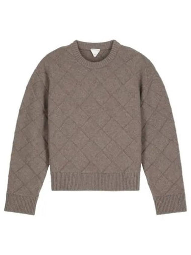 Intreccio wool sweater gray - BOTTEGA VENETA - BALAAN 1