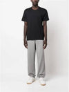 Face Logo Crew Neck Short Sleeve T-Shirt Black - ACNE STUDIOS - BALAAN 3