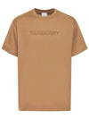 Logo Print Organnic Cotton Short Sleeve T-Shirt Brown - BURBERRY - BALAAN 2