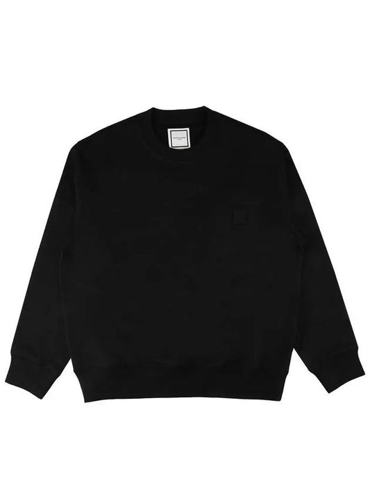W241TS28736B BLACK Gradient Embossing Sweatshirt - WOOYOUNGMI - BALAAN 1