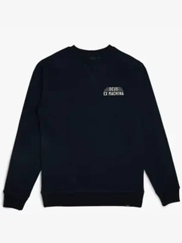 Fender Crew Neck Sweatshirt Navy - DEUS EX MACHINA - BALAAN 1