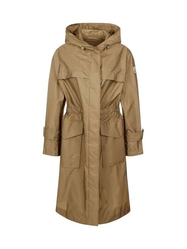 HIENGU logo patch raincoat beige 1C000 38 539YH 238 - MONCLER - BALAAN 2