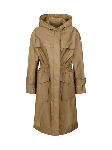 HIENGU logo raincoat beige 1C000 38 539YH 238 - MONCLER - BALAAN 1