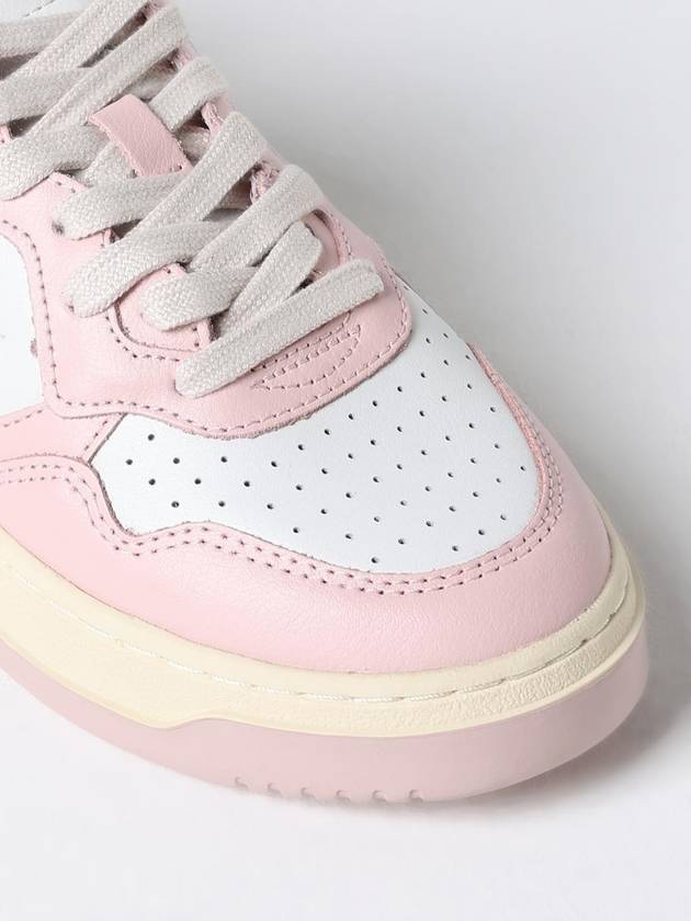 Medalist Bicolor Leather Low Top Sneakers White Pink - AUTRY - BALAAN 5