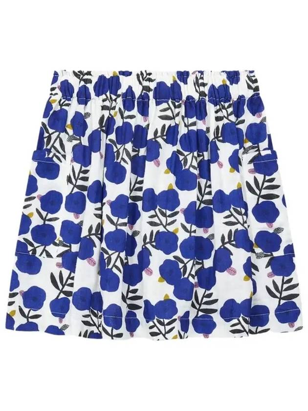 Kids Floral Pattern Skirt E22RUCHE10F607 - BONTON - BALAAN 1