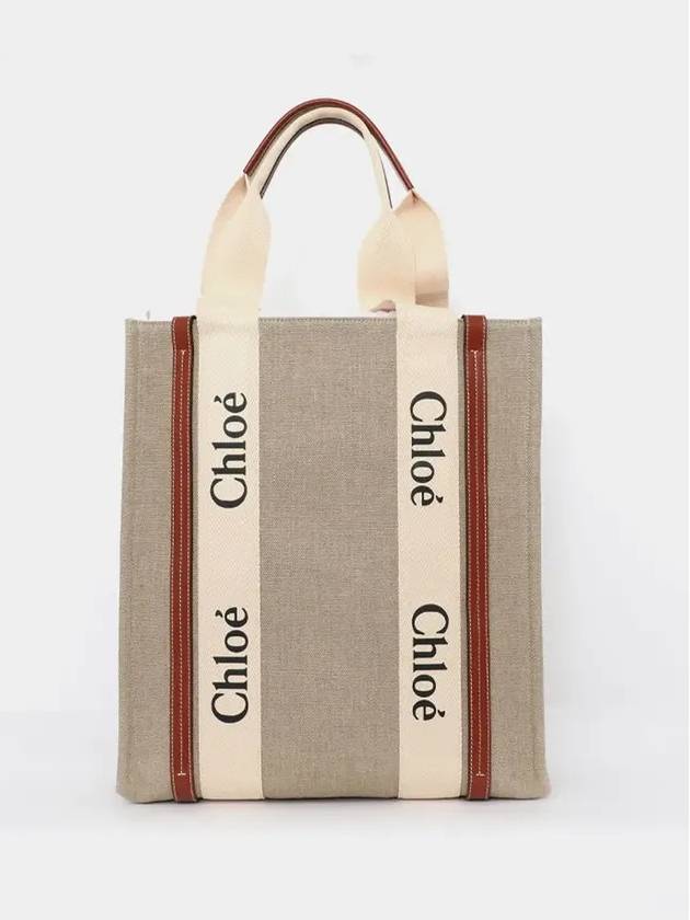 Woody Tote Bag Beige - CHLOE - BALAAN 4